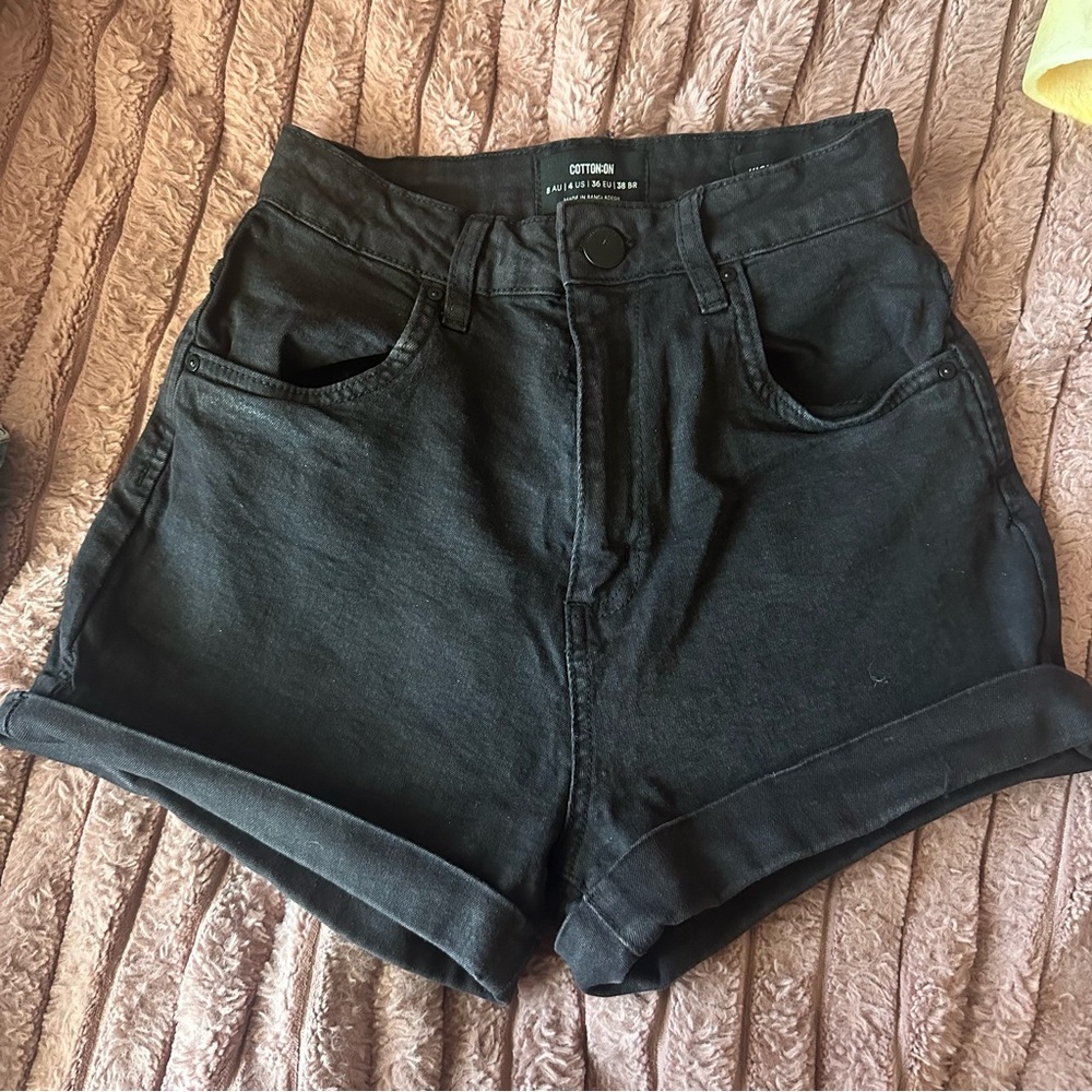 High waisted Jean shorts